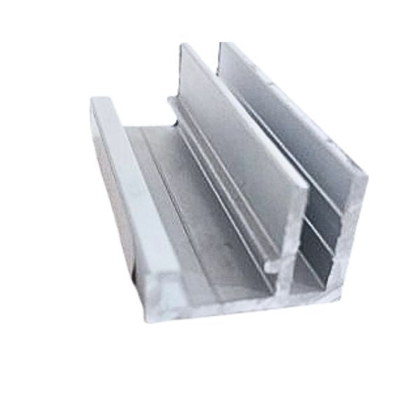 Perfil de aluminio una cara 20mm x 6 mm