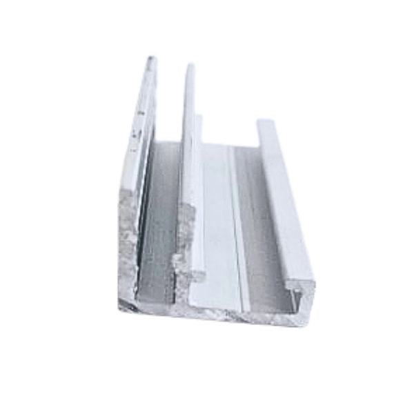 Perfil de aluminio una cara 20mm x 6 mm