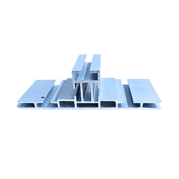 Perfil de aluminio dos caras caja de luz 120mm x 6 mm