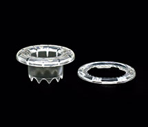 Ojalete Clear 16 mm Paquete por 500 unidades