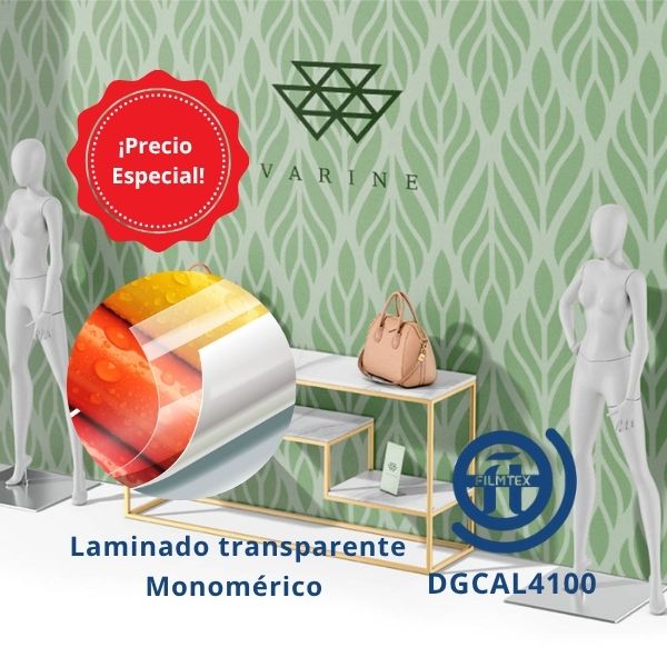 Laminado transparente monomérico para protección| Filmtex DGCAL 4100|