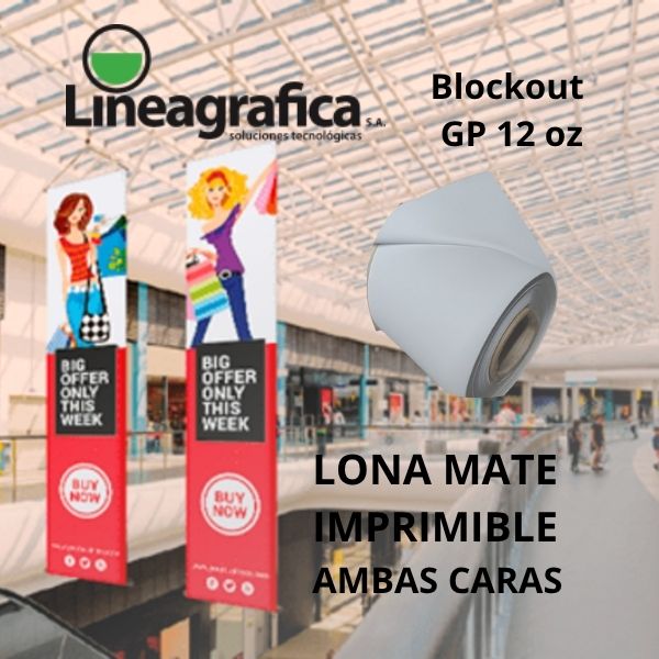 Lona Blockout Gp mate 13oz 2,02 x 50