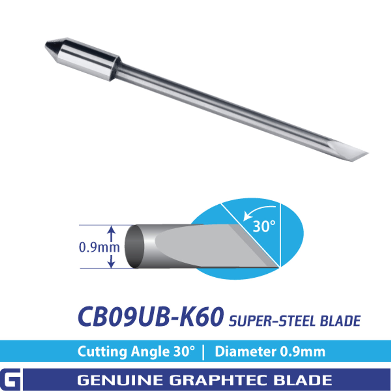 Cuchilla Graphtec CB09UB-K60