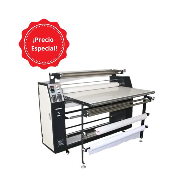 Calandra prensa de calor rotativa SOT-M DEMO